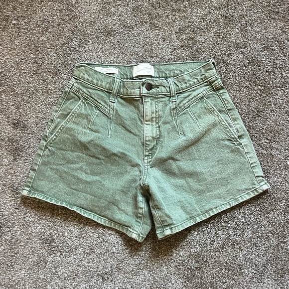 Universal Thread Green Denim Shorts - Picture 1 of 7